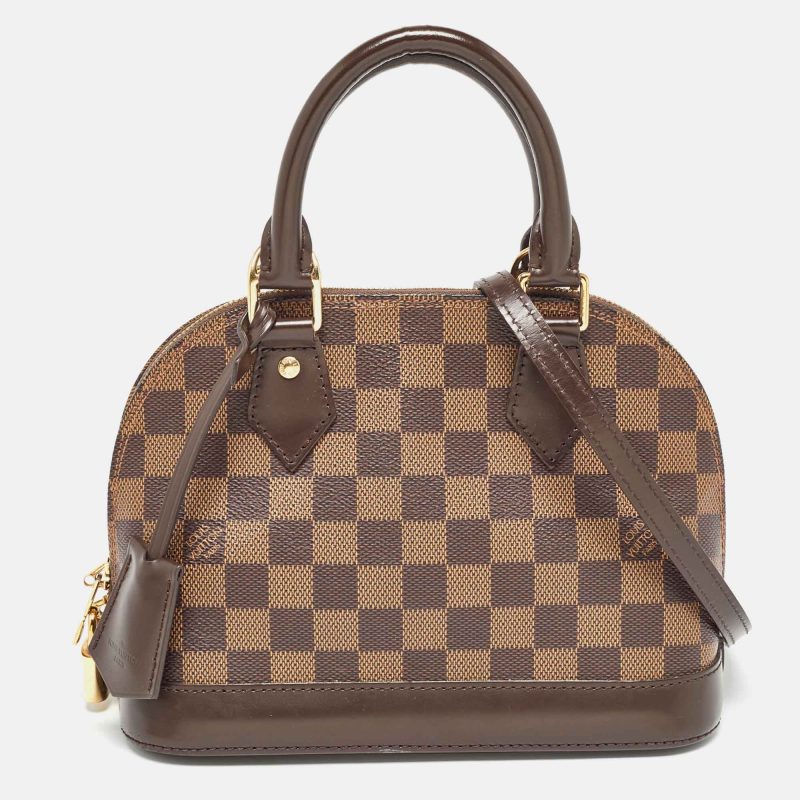 Louis Vuitton Damier Ebene Canvas Alma Bb Bag - Barde