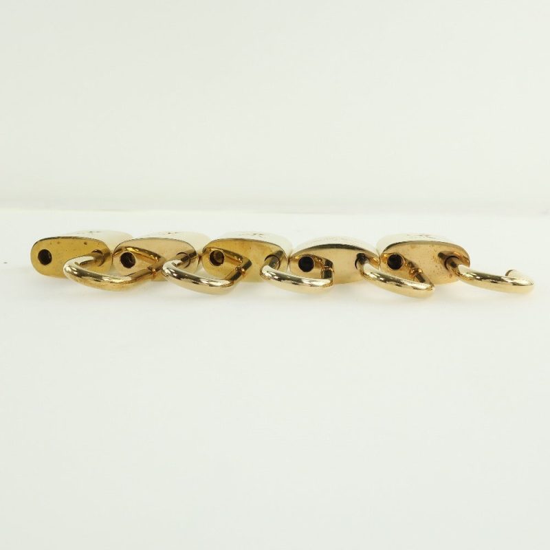 Louis Vuitton Brass Padlock & Key Set - Barde - Image 5