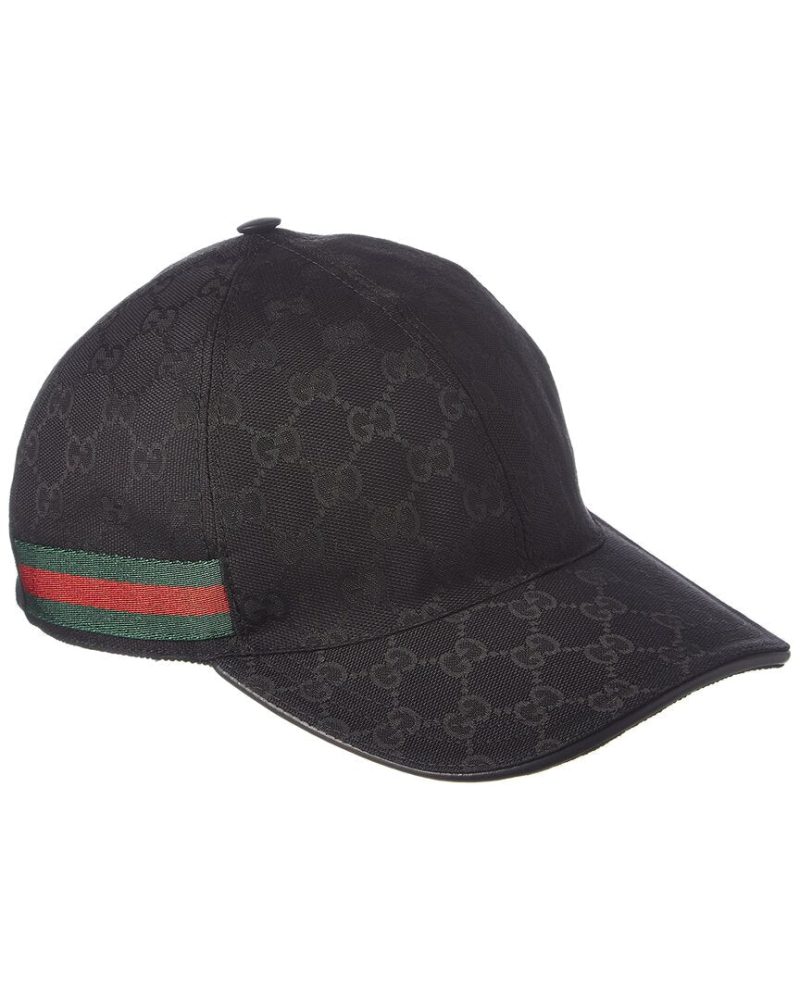 Gucci Original GG Web Canvas Baseball Hat - Barde