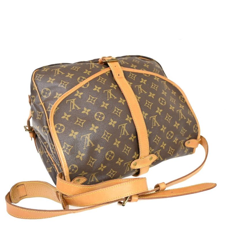 Louis Vuitton Saumur 35  Canvas Shoulder Bag - Barde - Image 4