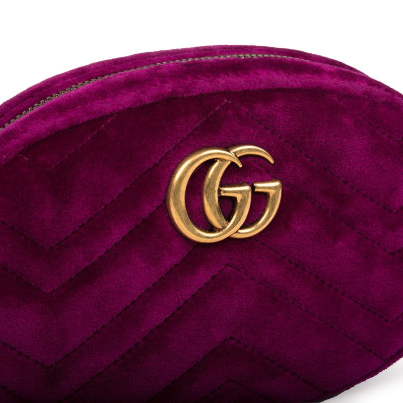 Gucci Gucci Marmont Belt Bag Fuchsia - Barde - Image 5