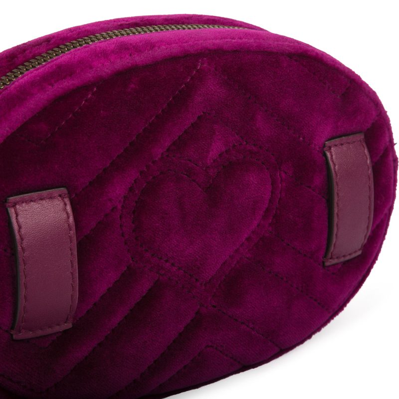 Gucci Gucci Marmont Belt Bag Fuchsia - Barde - Image 7