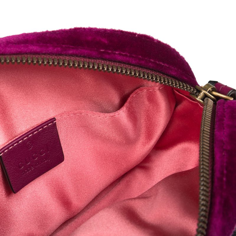 Gucci Gucci Marmont Belt Bag Fuchsia - Barde - Image 8