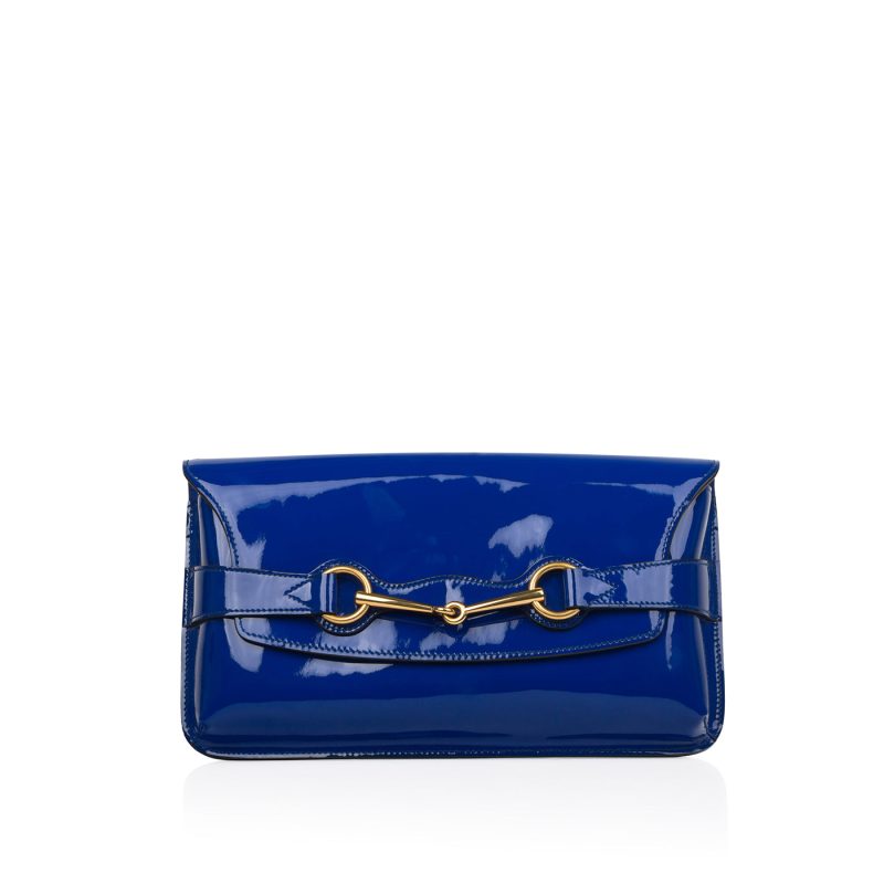 Gucci Patent Horsebit Clutch - Barde