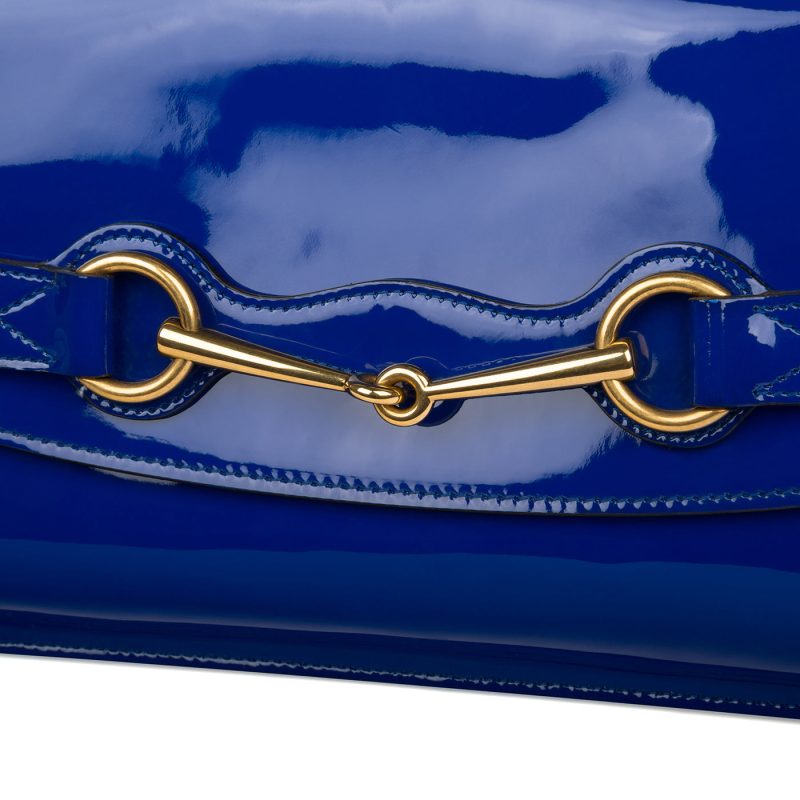 Gucci Patent Horsebit Clutch - Barde - Image 5