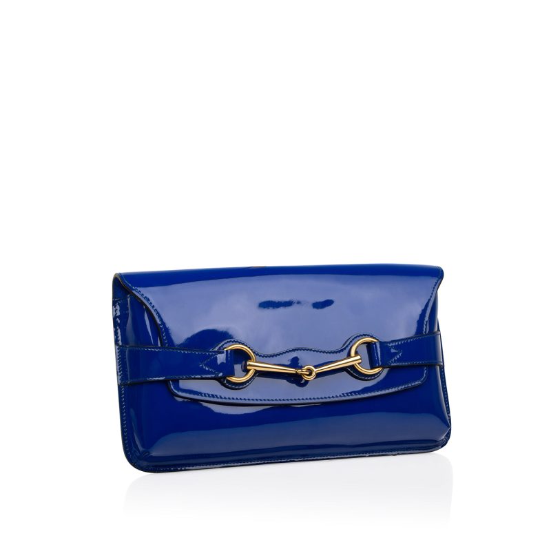 Gucci Patent Horsebit Clutch - Barde - Image 2