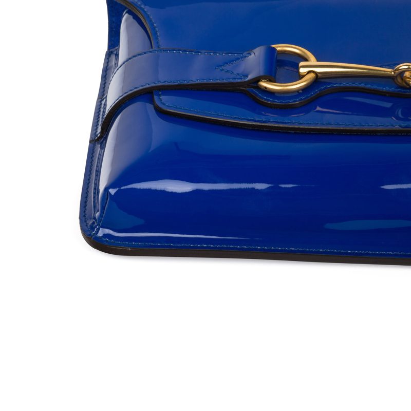 Gucci Patent Horsebit Clutch - Barde - Image 7