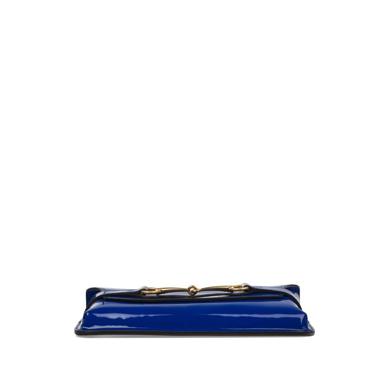 Gucci Patent Horsebit Clutch - Barde - Image 4