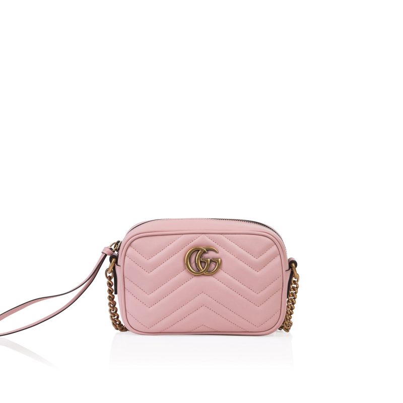 Gucci Mini Quilted Crossbody Marmont Bag - Barde