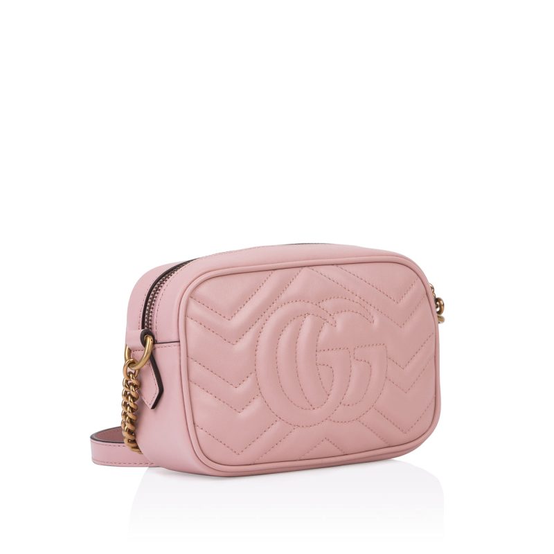 Gucci Mini Quilted Crossbody Marmont Bag - Barde - Image 3
