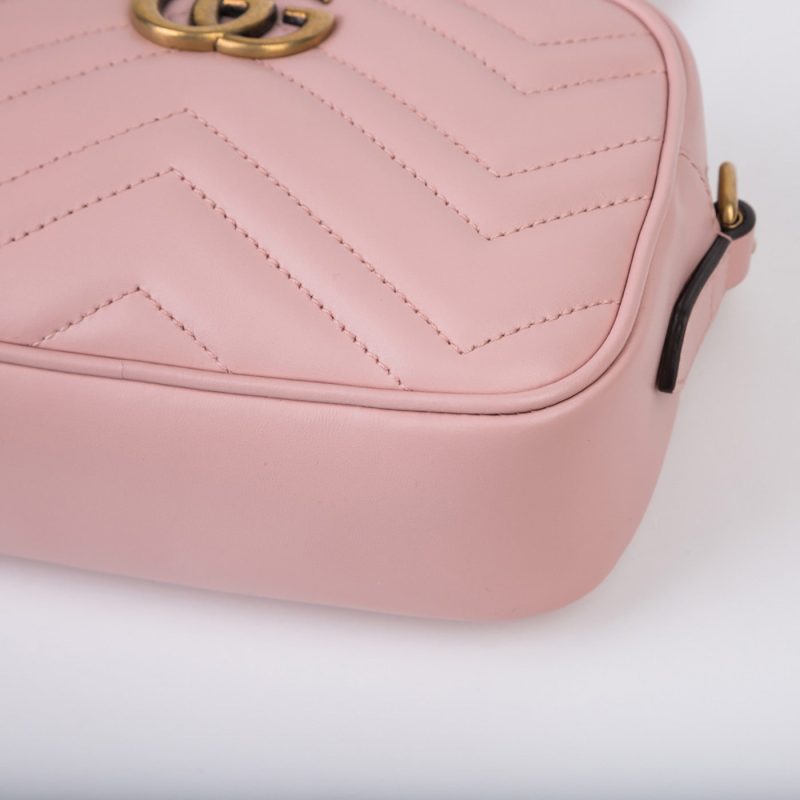 Gucci Mini Quilted Crossbody Marmont Bag - Barde - Image 9
