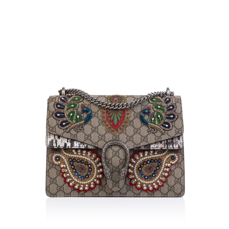 Gucci Embroidered Python Dionysus - Barde