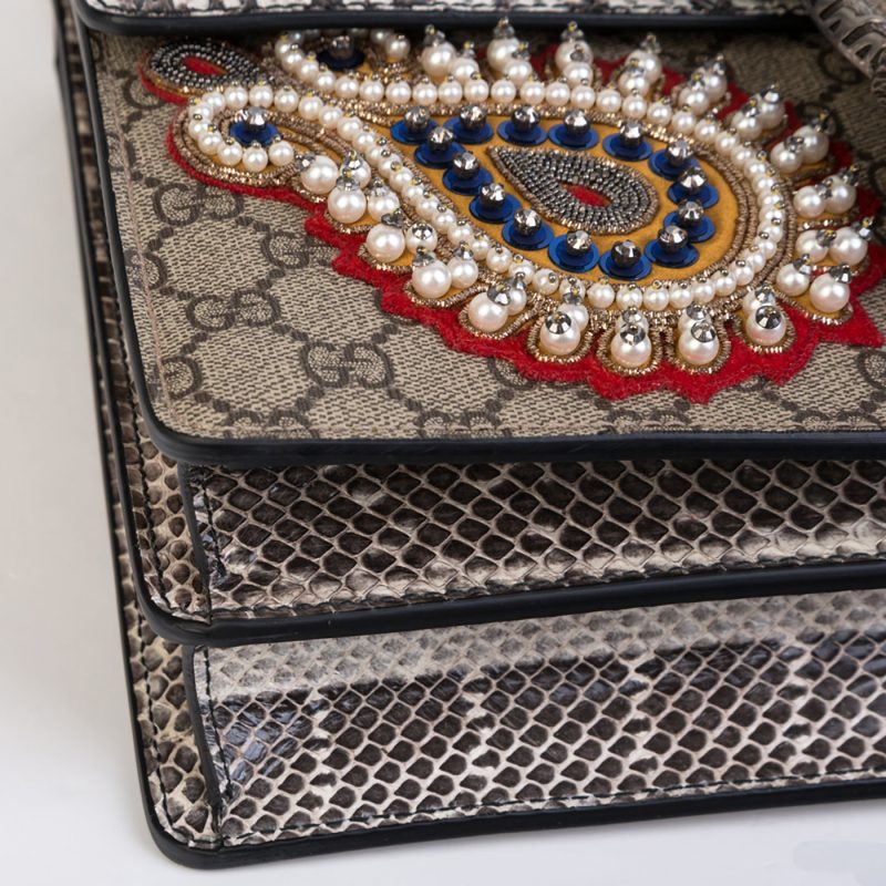 Gucci Embroidered Python Dionysus - Barde - Image 9