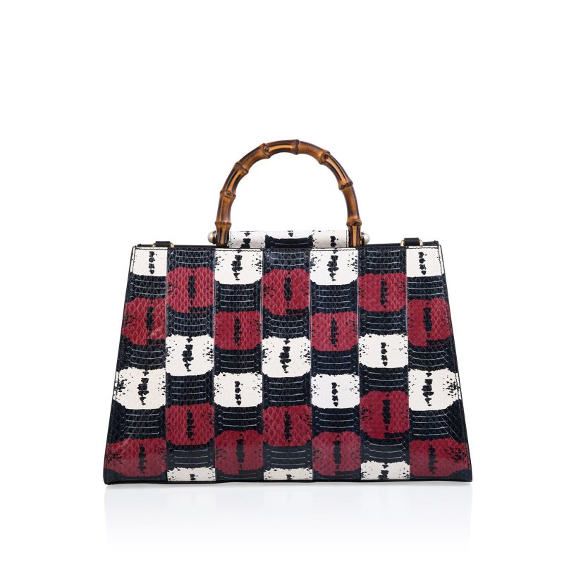 Gucci Nymphaea snakeskin tote - Barde