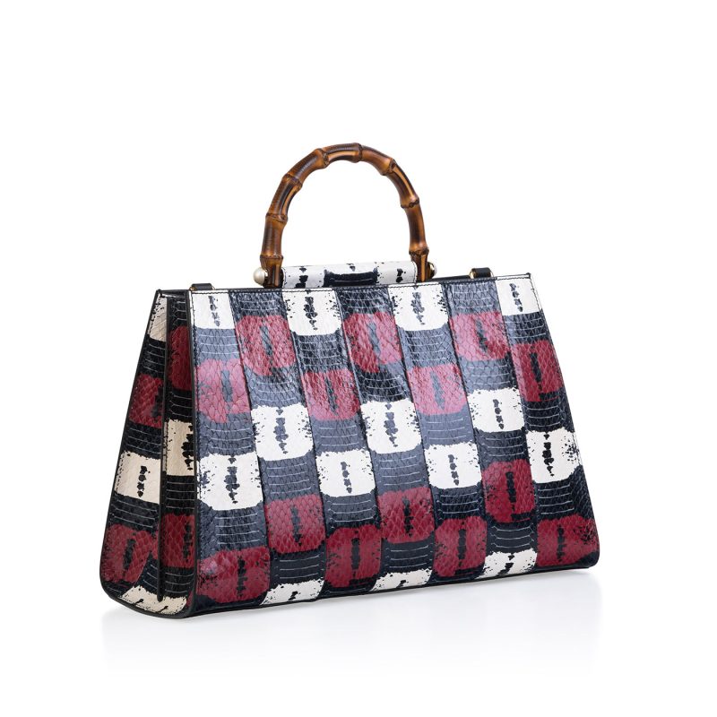 Gucci Nymphaea snakeskin tote - Barde - Image 3