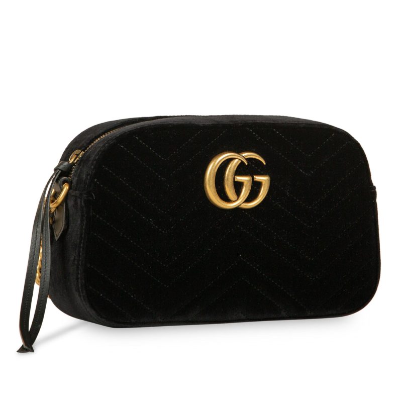 Gucci Velvet Camera Crossbody - Barde - Image 2