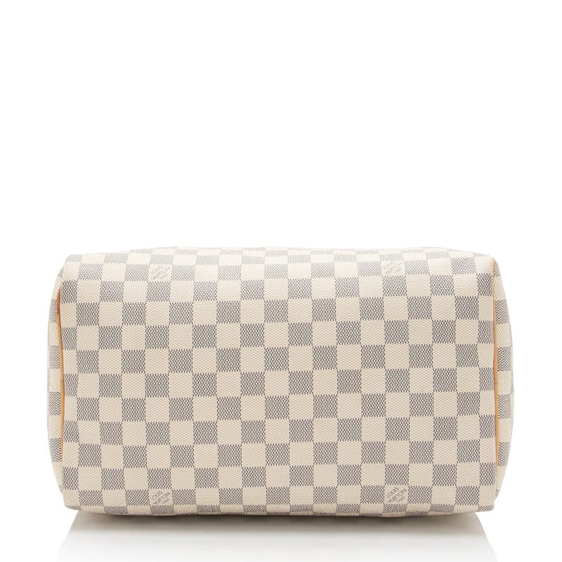 Louis Vuitton Damier Azur Speedy 30 Satchel - Barde - Image 4