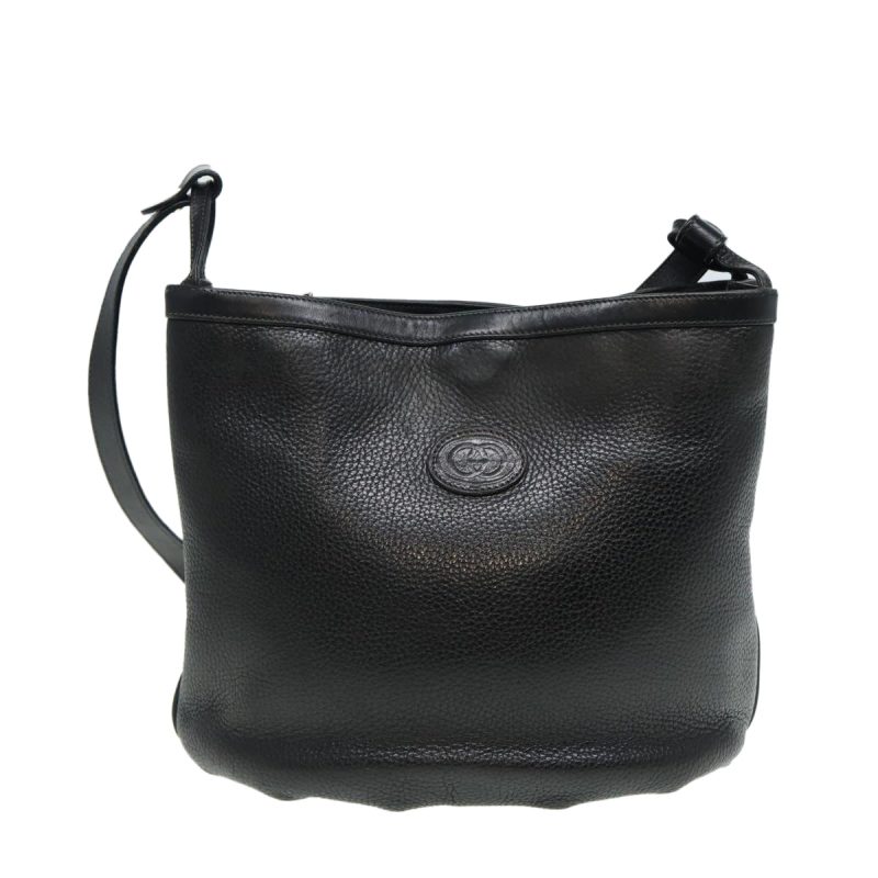 Gucci Shoulder Bag Leather Black - Barde - Image 2