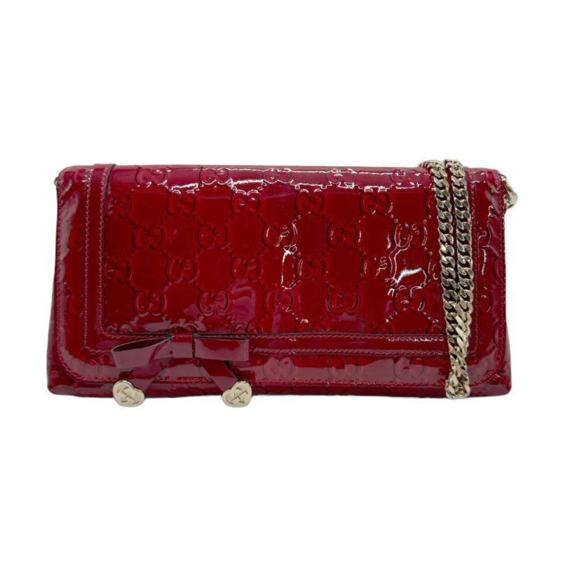 Gucci Rubel  Patent Leather Shoulder Bag () - Barde