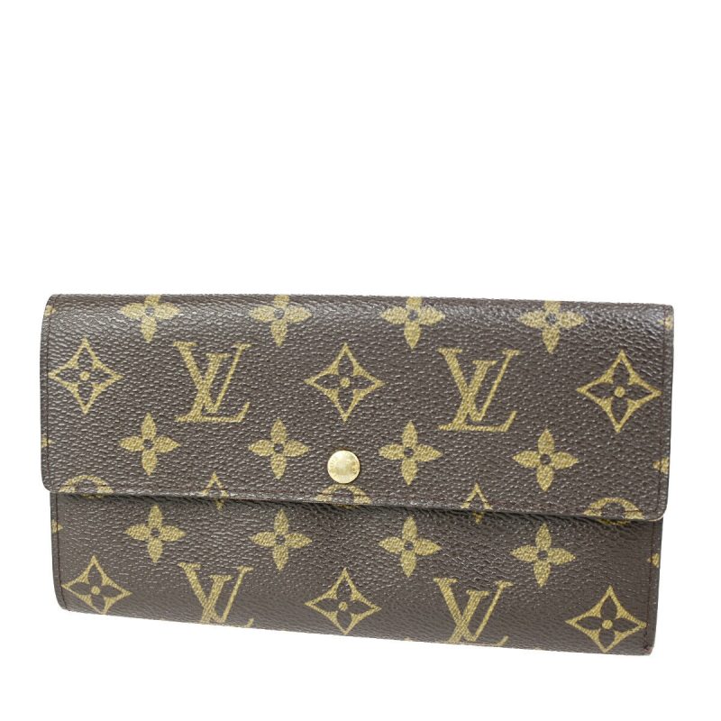 Louis Vuitton Porte Monnaie Cit  Canvas Wallet - Barde