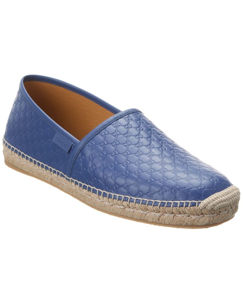 Gucci Microguccissima Leather Espadrille - Barde