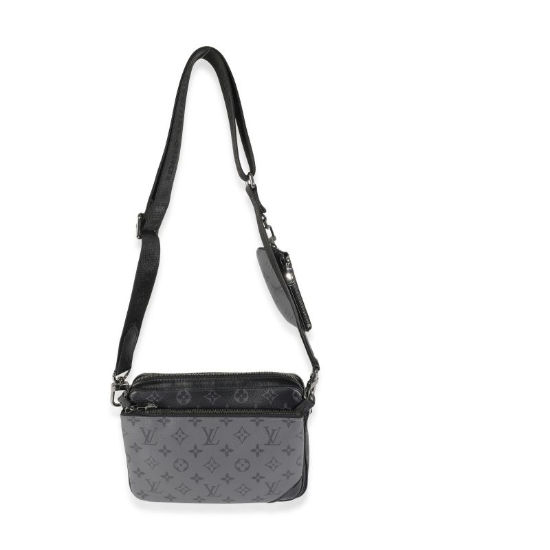 Louis Vuitton Reverse Monogram Eclipse Canvas Trio Messenger - Barde - Image 4