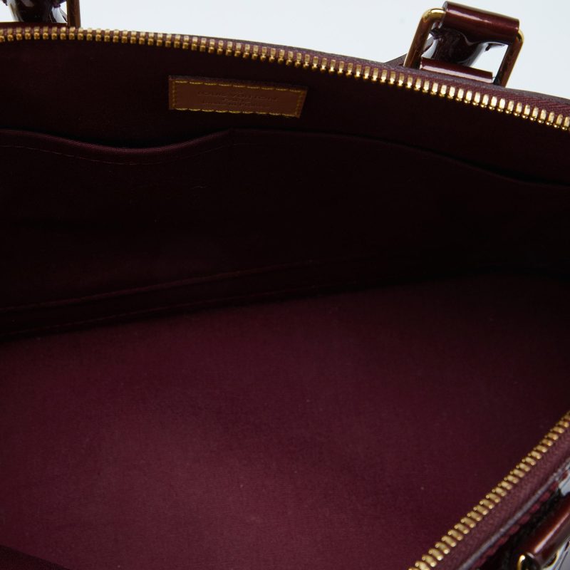 Louis Vuitton Rouge Fauviste Monogram Vernis Alma Pm Bag - Barde - Image 6