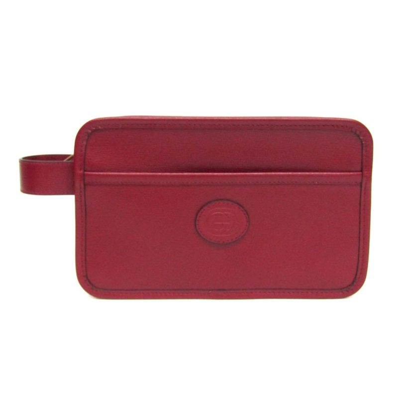 Gucci  Leather Clutch Bag Pouch (Pre-Owned) - Barde