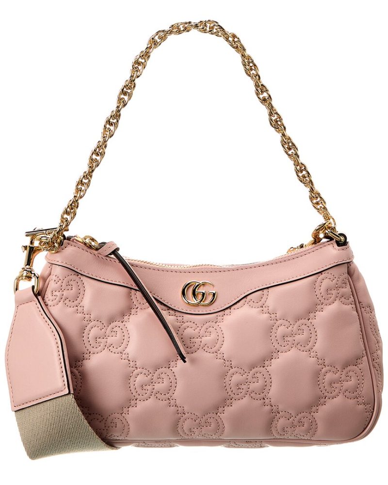 Gucci GG Matelasse Leather Shoulder Bag - Barde