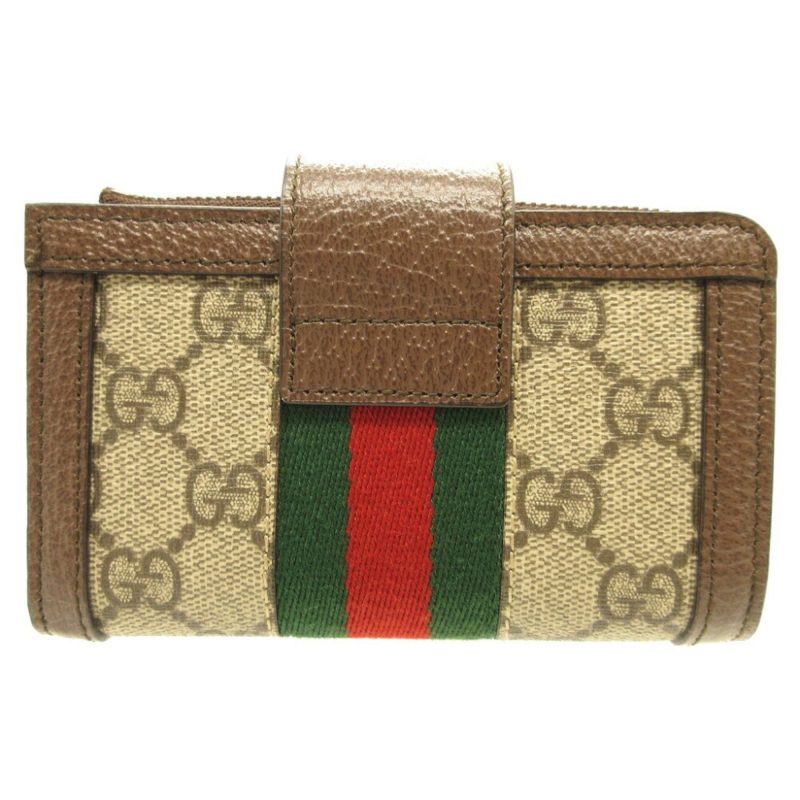 Gucci Ophidia  Gg Canvas Leather Coin Purse/Coin Case (Pre-Owned) - Barde - Image 3