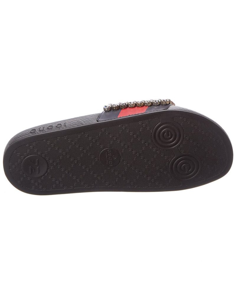 Gucci Crystal Rubber Slide - Barde - Image 4