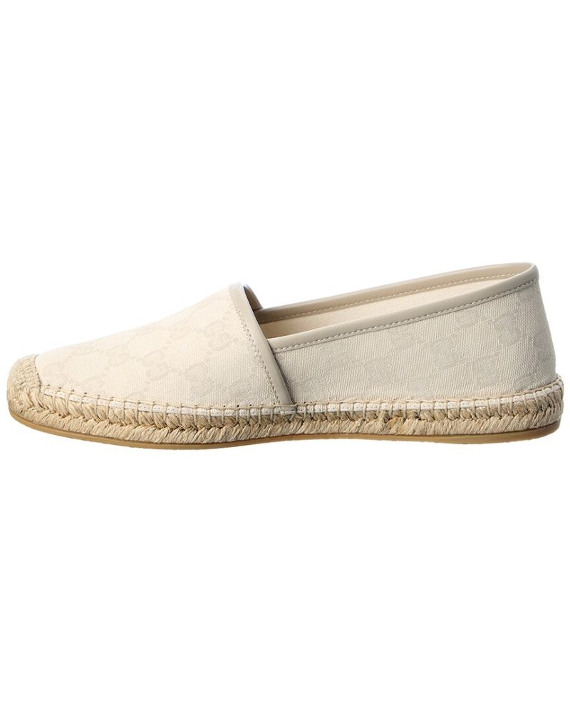Gucci GG Canvas & Leather Espadrille - Barde - Image 2