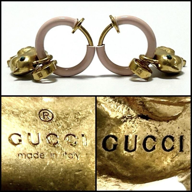 Gucci Metal Hoop Earrings (Pre-Owned) - Barde - Image 5