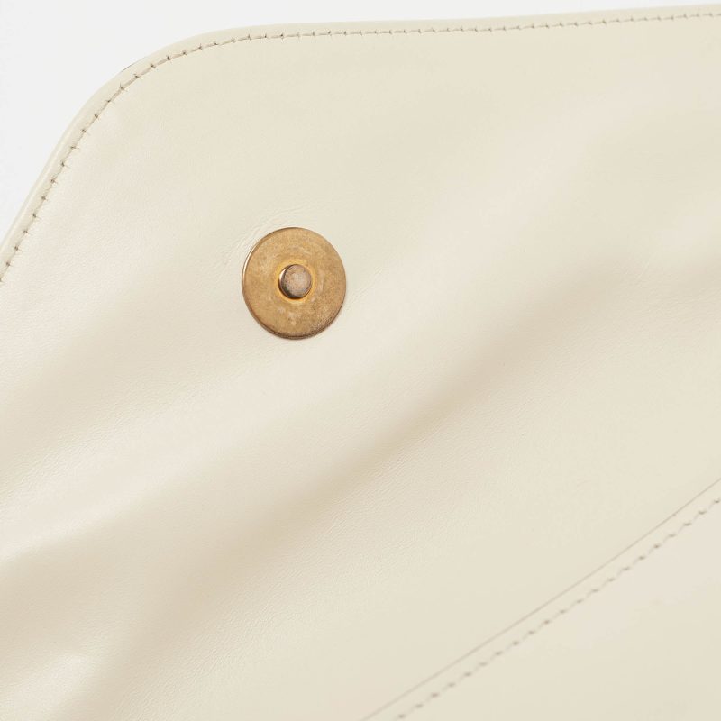 Gucci Off White Leather Mini Pearl Queen Margaret Broadway Shoulder Bag - Barde - Image 6
