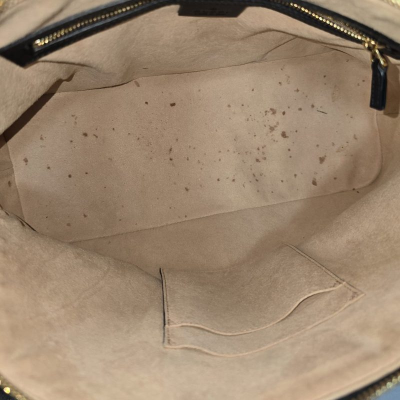 Gucci Medium Ophidia Dome Top handle Bag in Black Suede - Barde - Image 4