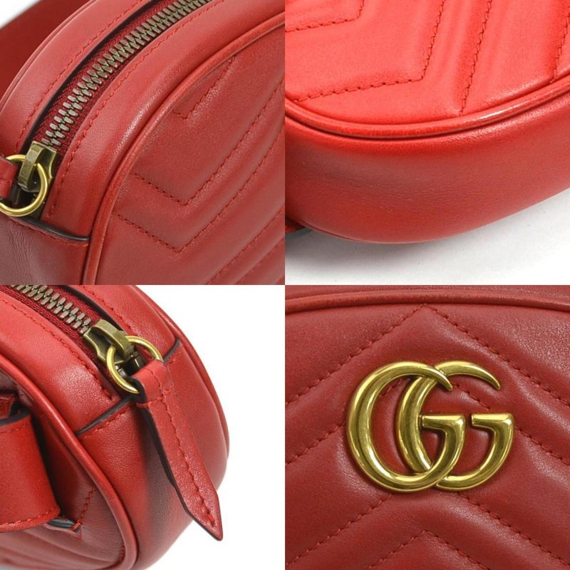 Gucci Gg Marmont  Leather Clutch Bag () - Barde - Image 5