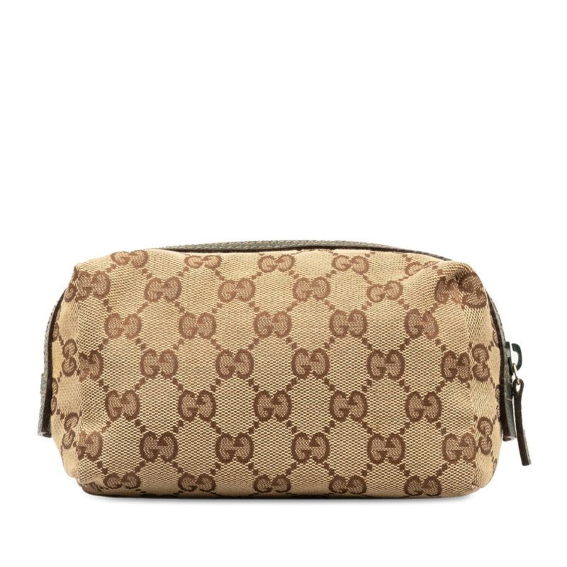 Gucci Gg Canvas   Canvas Leather Pouch (Pre-Owned) - Barde - Image 3