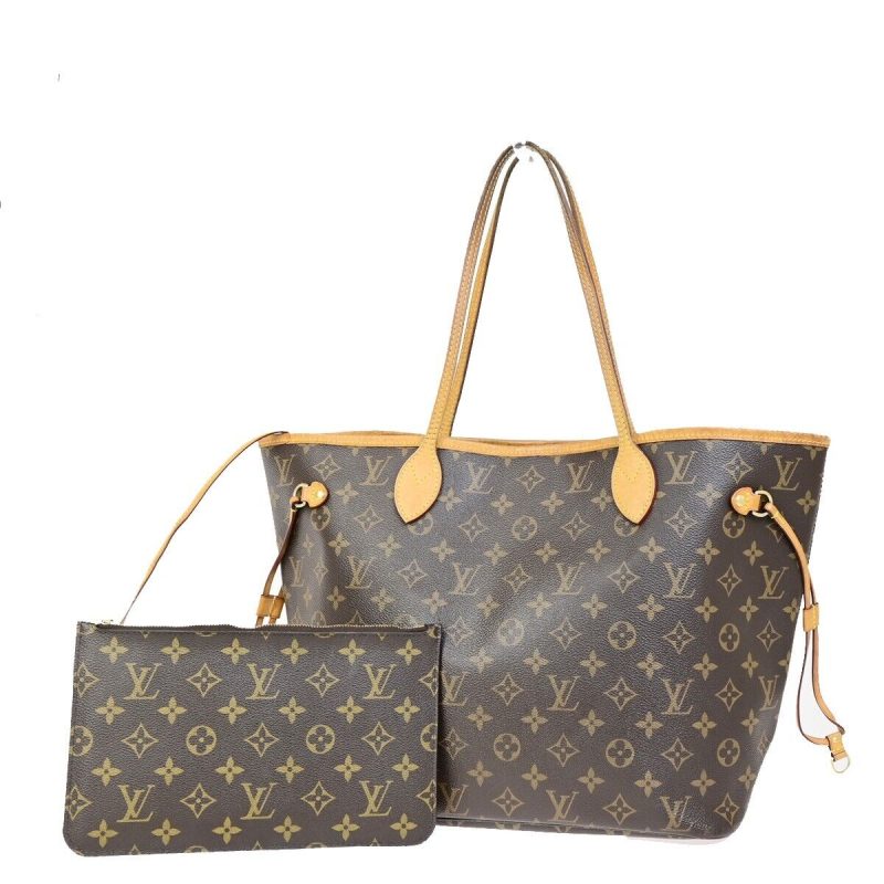 Louis Vuitton Neverfull Mm  Canvas Tote Bag - Barde