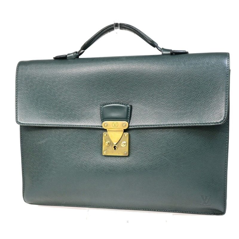 Louis Vuitton Serviette Kourad  Leather Briefcase Bag - Barde