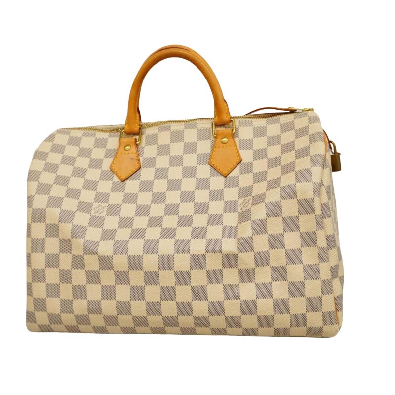 Louis Vuitton Speedy 35  Canvas Handbag - Barde