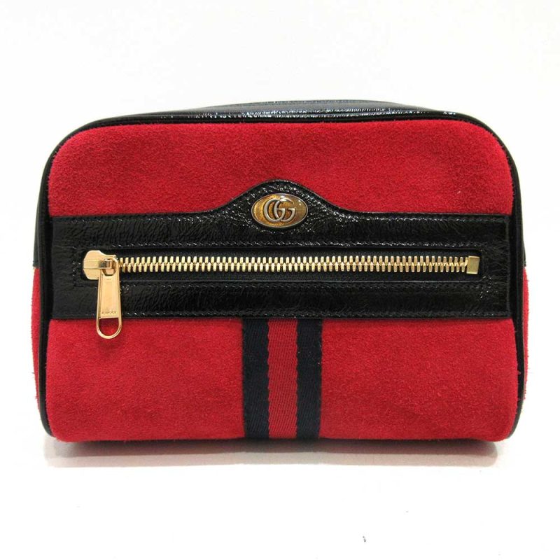 Gucci Ophidia Suede Enamel Belt Bag - Barde - Image 2
