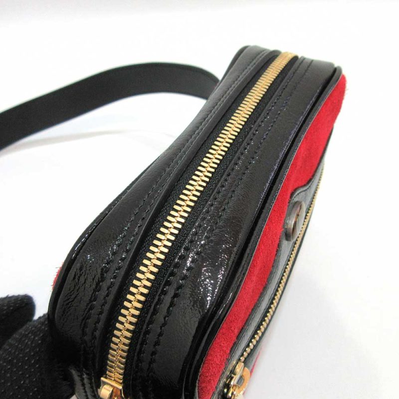 Gucci Ophidia Suede Enamel Belt Bag - Barde - Image 5