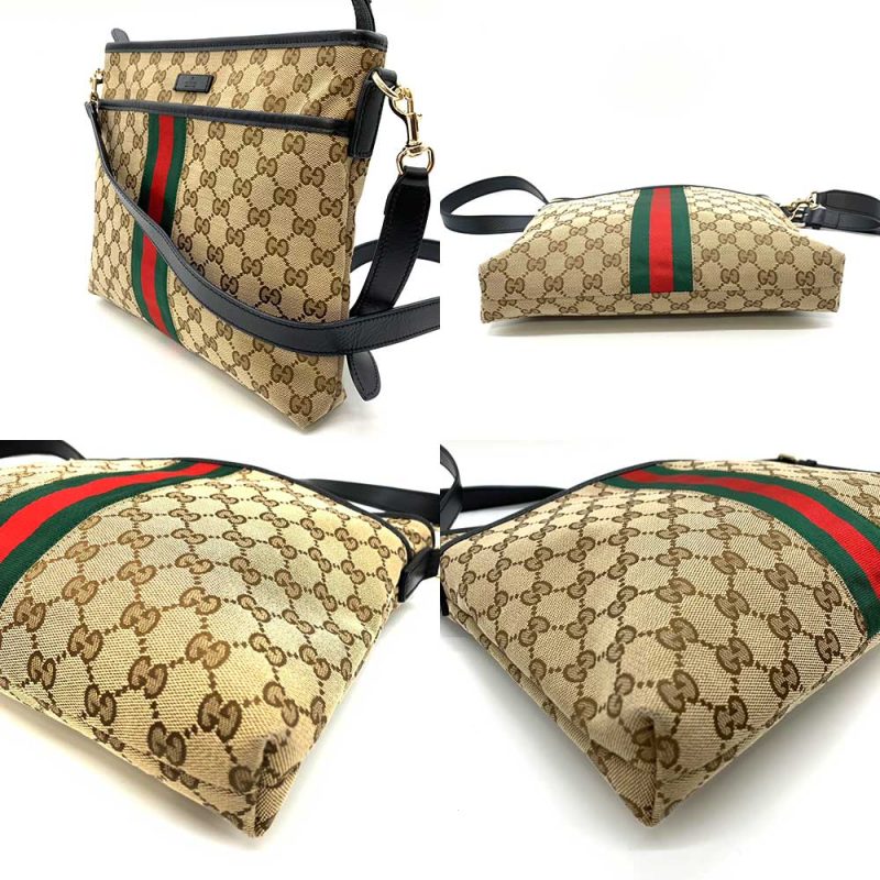 Gucci GG Canvas Leather Shoulder Bag - Barde - Image 3