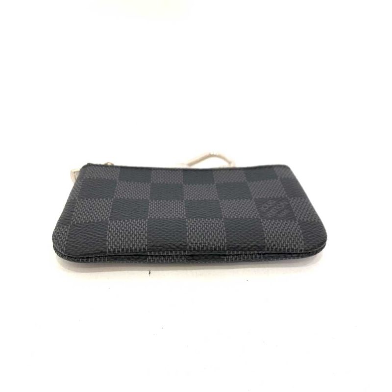 Louis Vuitton Damier Graphite Pochette Cles Coin Case N60155 - Barde - Image 4