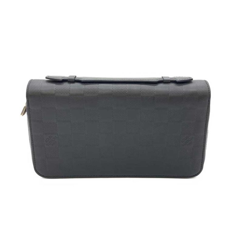 Louis Vuitton Damier Infini Zippy XL Wallet Black - Barde - Image 2