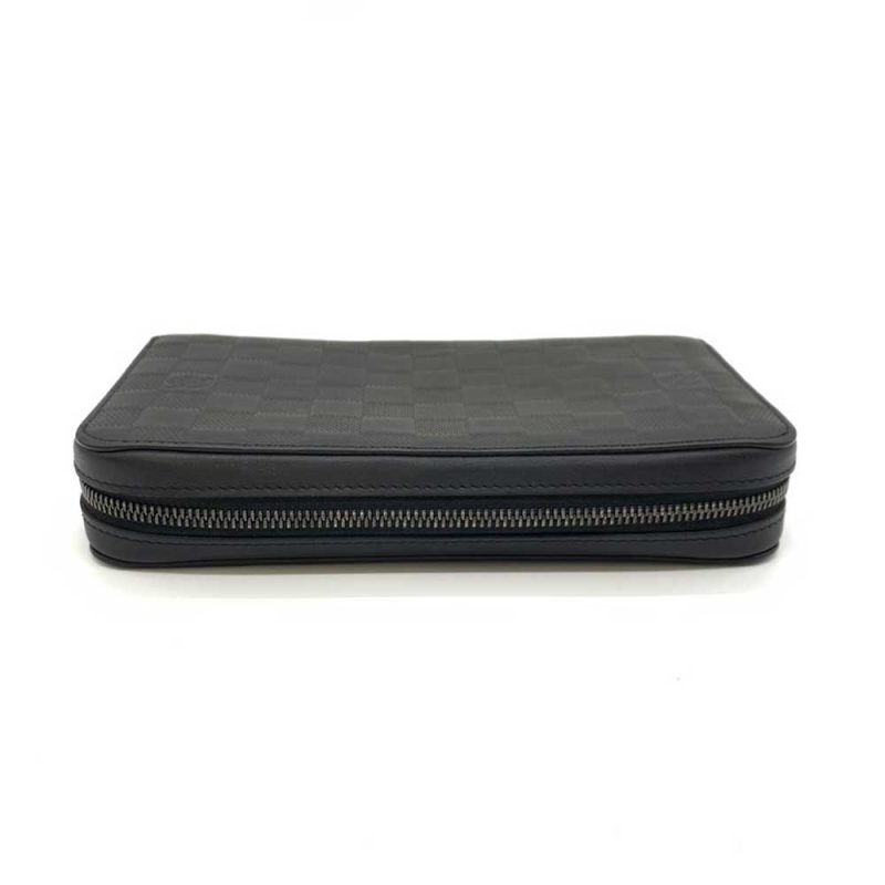 Louis Vuitton Damier Infini Zippy XL Wallet Black - Barde - Image 3