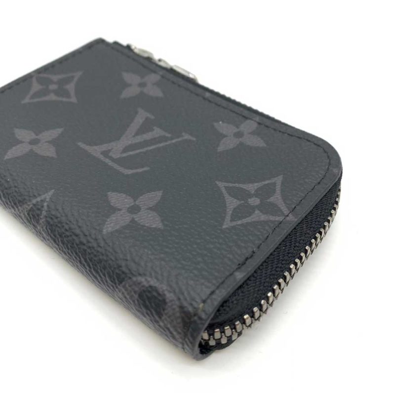 Louis Vuitton Monogram Eclipse Coin Case M63536 - Barde - Image 4