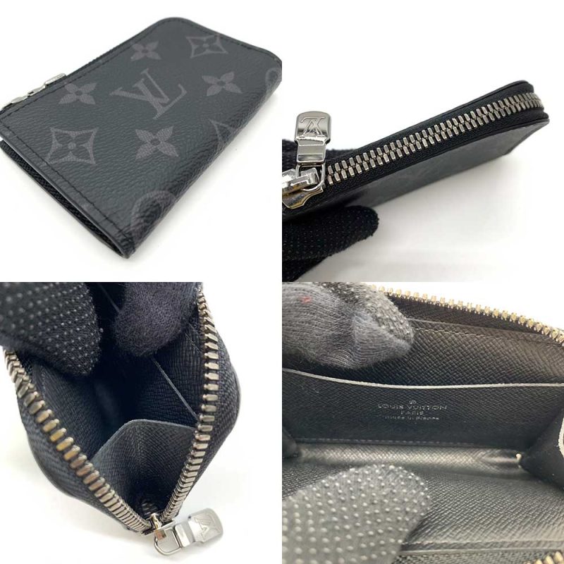 Louis Vuitton Monogram Eclipse Coin Case M63536 - Barde - Image 5