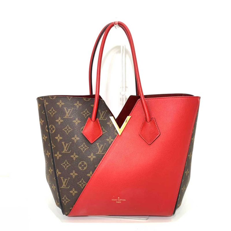 Louis Vuitton Kimono MM Tote Bag Brown Red - Barde