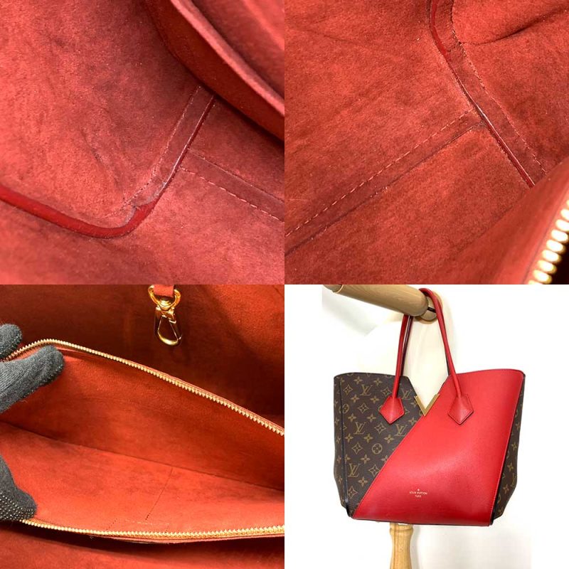 Louis Vuitton Kimono MM Tote Bag Brown Red - Barde - Image 6